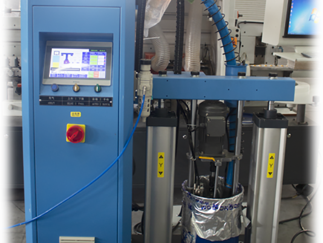 封邊機選配--加裝PUR供膠系統(tǒng)-選配代碼（PUR）